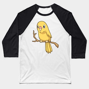 Kawaii yellow budgie Baseball T-Shirt